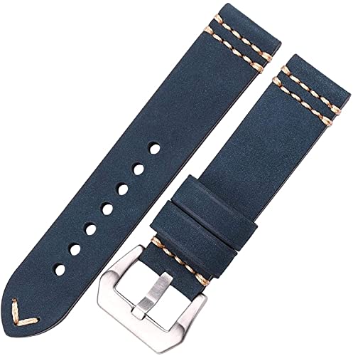 Bracelet de montre en cuir véritable idéal du bureau aux soirées habillées