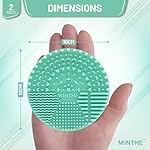 MINTHE™ Makeup Brush Cleaner Mat | 2 Pack | Silicone Makeup Brush Cleaning Mat, Make Up Brush Cleaner Pad, Makeup Brush Mat Cleaner, Makeup Cleaner, Make Up Brushes Cleaning - Image 5