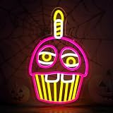 LUNYEE Cupcake Neon Sign Anime Neon Signs for Wall Decor Dimmable LED Neon Sign for Bedroom Cupcake Sign Room Bar Birthday USB Powered(14.9' x 9.4')