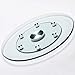 Okrągły gramofon Lazy Susan 80 cm stół kuchenny stół jadalny talerz do serwowania hartowane szkło obrotowa taca przezroczysta na rodzinną kolację, przyjęcie urodzinowe