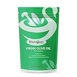 Black Swan Virgin Olive Oil Softgel - 1000mg Antioxidant Anti Inflammatory Joint Skin Health Immune System Heart Overall Wellbeing Natural Supplement - 30 Softgel 1 Month Supply