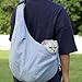 RNXSIB Tragetuch Hund, Verstellbarer Tragegurt, Hundetragetasche, Hunde Tasche, Haustiere Bis 7.5 kg, Grau, Fr Kleine Hunde, Spaziergnge, Parkbesuche, Tierklinikbesuche, ffentliche Verkehrsmittel