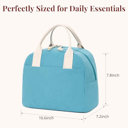 Image of LOVELYWIND Lunch Box for Women Cute Lunch Bags for Women Lunch Tote Bags Reusable Insulated Lunch Box Large Capacity Reusable Insulated Cooler for Work or Travel Gifts or Beach