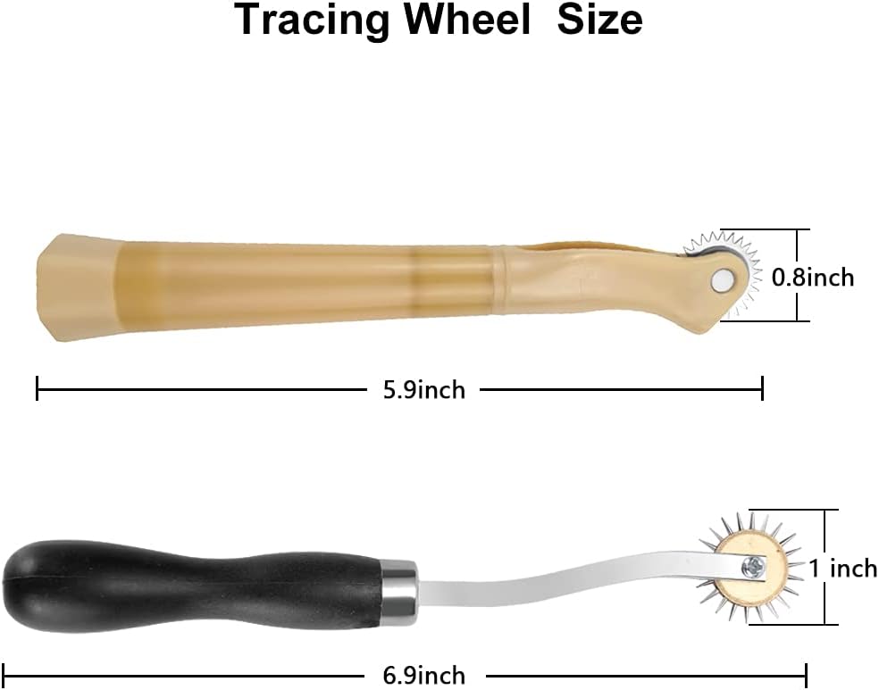 EXTCCT Paper Perforator Tracing Wheel （Two Type）, Sewing tracing Wheel
