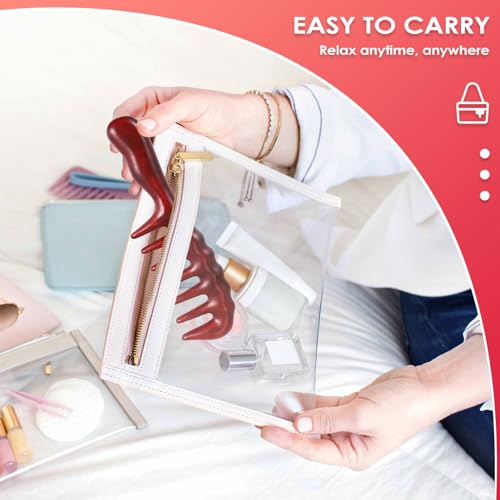 Haarkamm zum Entwirren - Breitzahn Holz Grober Kamm für Locken und lange Haare - Kein Statischer NatüRlicher Sandel Holz Massage Haar Kamm