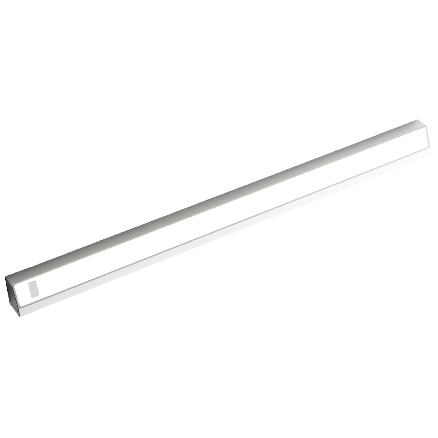 L&S LED Unterbauleuchte Lugano mit IR Sensor, Led Lichtleiste 600mm, Küchen Beleuchtung, Led Küchenunterbauleuchte DualColor, 12V - 6,8W, Alu Kunststoff eloxiert grau