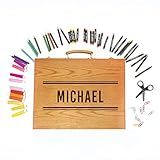 Painting, Drawing & Art Supplies with Personalized Wooden Art Case for Kids 6-8 and 9-12 - Art Set,...