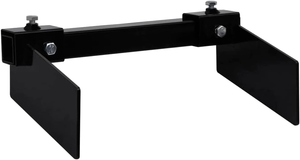 Snow Plow Adapter for Lawn Mower Black,Weight:7.5lbs,146893