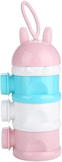 TOPINCN Dispenser di Latte in Polvere Portatile per Latte in Polvere per Neonati(Rosa)