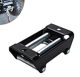 ZBGUN 1 PC Automotive Roller Rope Guide, 6.33' x 2.75' x 2.16' 4500LB Alloy Material Winch Wire Rope Guide Accessories, Compatible with Most Cars, Off-Road Vehicles, All-Terrain Vehicles (Black)