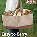 Firewood Carrier Bag,Canvas Log Carrier Bag,23.62×11.81×11.81inch Firewood Log Carrier Tote Bag,Canvas Firewood Holder Indoor with Shoulder Strap Garden Tote Bag with Handles for Camping Hiking Firewood Carrier Bag,Canvas Log Carrier Bag,23.62×11.81×11.81inch Firewood Log Carrier Tote Bag,Canvas Firewood Holder Indoor with Shoulder Strap Garden Tote Bag with Handles for Camping Hiking