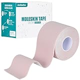 Aniterbo Moleskin for Blisters Adhesive Moleskin for Feet 2in x 16ft Moleskin Tape Roll for Hiking and Running Pink