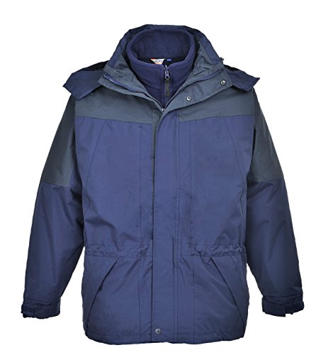 Portwest Aviemore 3-in-1 Men's Jacket, Size: M, Colour: Navy, S570NARM
