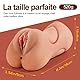 Masturbieren für Männer,3 in 1Taschenmuschi Masturbator für Männer Realistische Pocket Pussy Sexy Doppelkanal kompakt Vagina Anal Tragbare 3D Masturbatoren,Erotik sex spielzeug für die männer solo