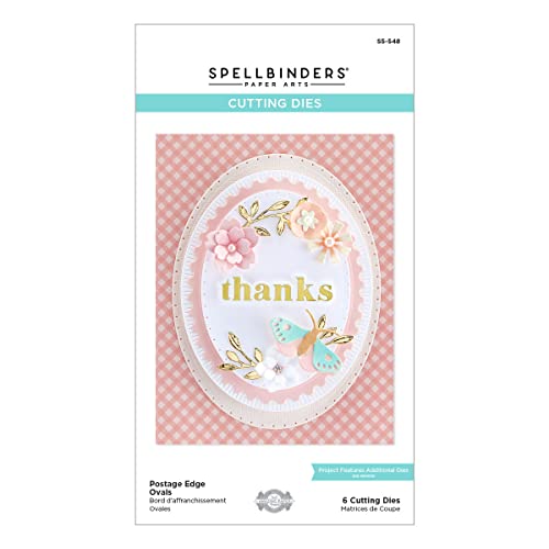 SPELLBINDERS Postage Edge Ovals, ONE