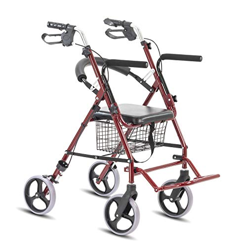 Image of KosmoCare Rollator Walker with Footrest