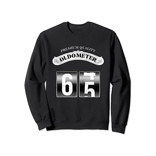 Oldometro retro 64-65 divertido cumpleaños 65 Sudadera