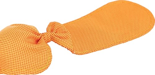 TRIXIE Ente Hundespielzeug - mit Stimme - Schwimmt komplett auf der Wasseroberfläche - 50 cm lang - orange/grün - 36207