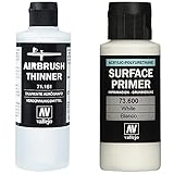 diluir vallejo model color aerografo Se recomienda añadir una proporción no mayor a 1/3 de Thinner al color.