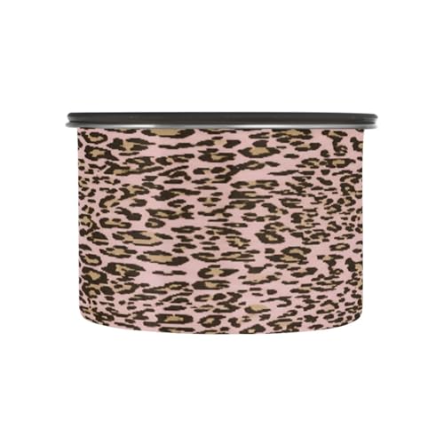 Envase hermético de acero inoxidable estampado animal para café 17 oz