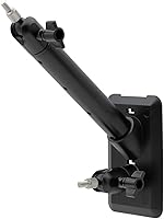 Vista 1 de Holicfun Soporte de pared 2 en 1 para Ring, Arlo, y cámaras y paneles solares con agujero para tornillo de 1/4"-20 - Negro