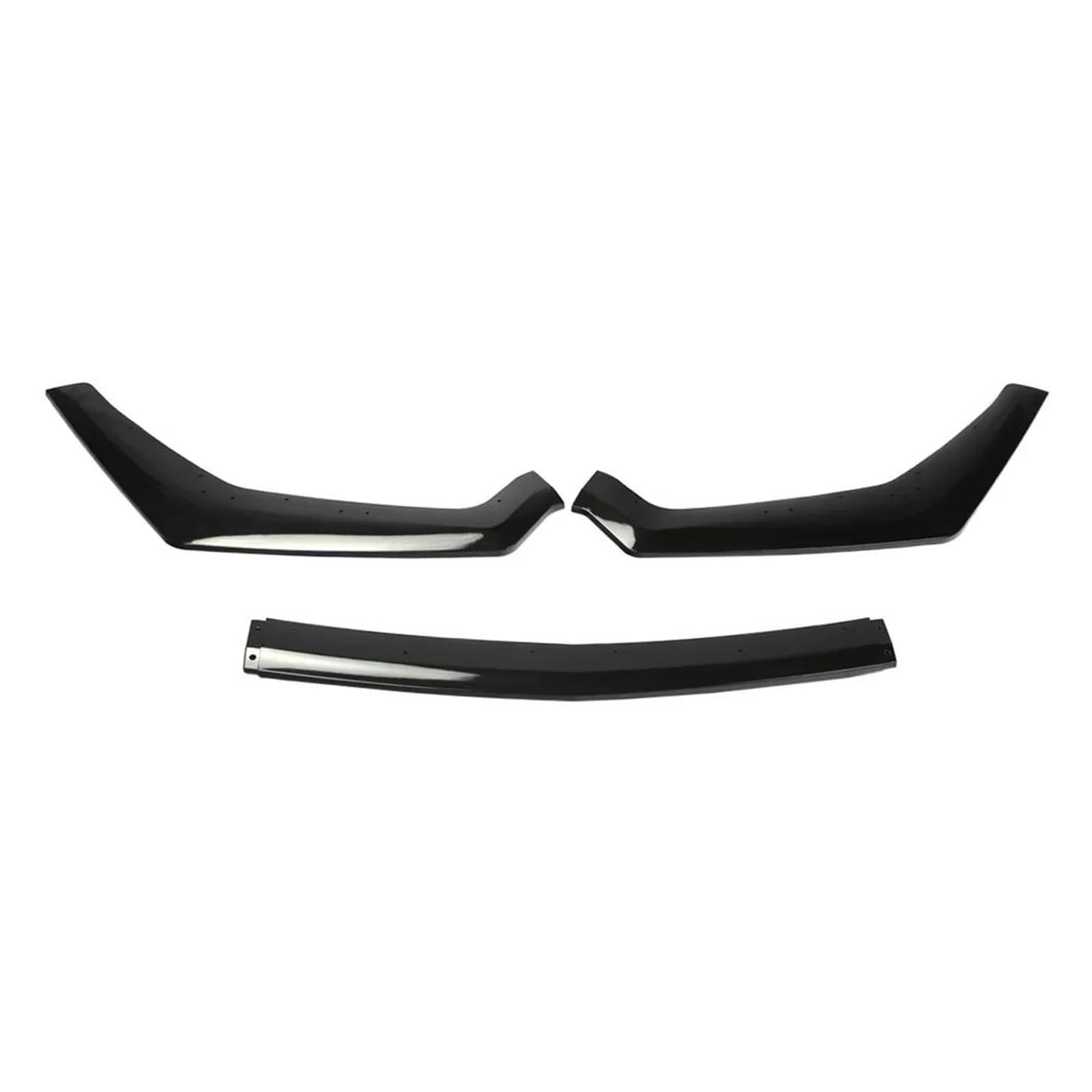 Spoiler avant pour Mustang GT 2018-2021 lèvre de pare-choc noir brillant