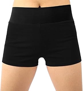 Neonysweets Womens Workout Yoga Short Pants Exercise Gym Shorts Black S