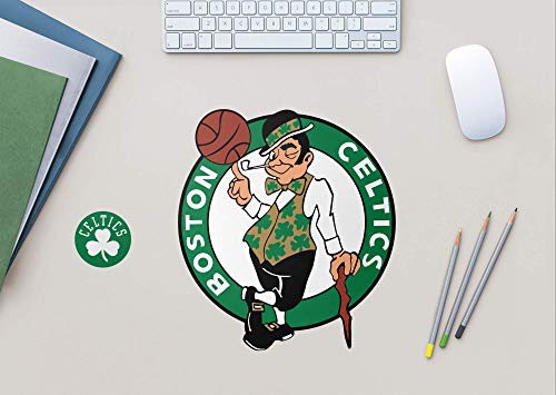 FATHEAD Fathead NBA Boston Celtics Boston Celtics: Logo Teammate - Officially Licensed Removable Wall Decal, Large, Multicolor - 89-00256
