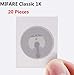 Produktbild Timeskey NFC Tag 25 mm Durchmesser Rund NXP MIFARE Classic 1K RFID NFC Tags ISO14443A Klebendes NFC Aufkleber,13.56MHz (20 Stück)