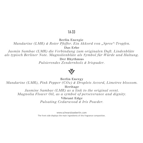 Schwarzlose Treffpunkt 8 Uhr – Unisex Edp Spray Fragrance – Long Lasting And Captivating Perfume With Mango, Ginger, Sage Clary, And Vetiver – Body Spray With Aromatic And Fruity Scent – 3,4 Oz - 5