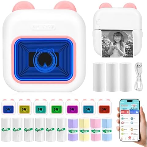 Ambesty Mini Imprimante Photo Portable Cover