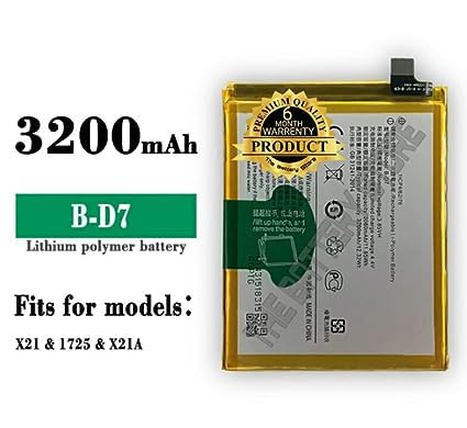 Image of Original B-D7 Battery for Vivo X21 /X21-2018 /1725, X21A Battery with 6 Month Warranty***(J00177)