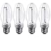 Luxrite LR20690 (4-Pack) LU70/ED17 70-Watt HID High Pressure Sodium Light Bulb, Warm White 2100K, 6300 Lumens, E26 Medium Base