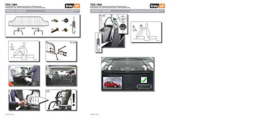 Travall Guard Compatible with Volkswagen Golf Wagon Without Sunroof (2007-2013) Jetta SportWagen (2005-2015) TDG1094 - Rattle-Free Steel Pet Barrier - Thumbnail 7