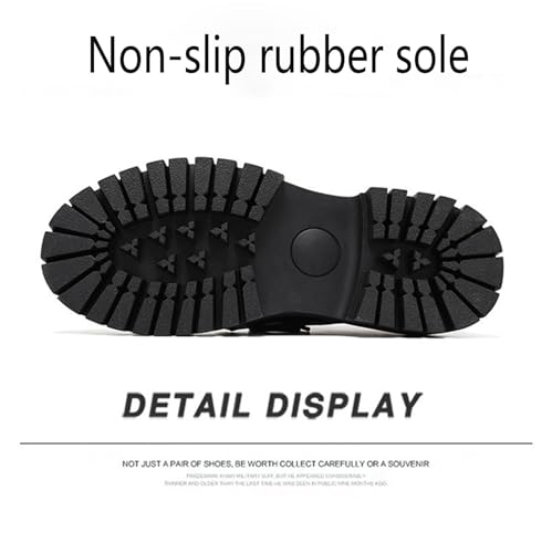 Men's British Style Leather Thick Bottom Oxford Shoes Classic Business Comfortable Non-Slip Platform Formal Leather Shoes3