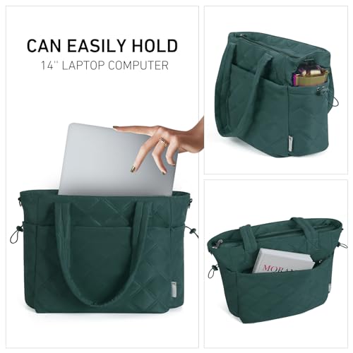 Bolso Tote Acolchado Ligero para Mujer con Cierre miniatura 2