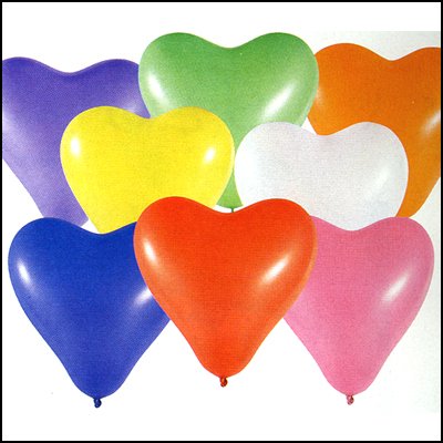 Amazon | 天然ゴム風船 ハート型風船(100ヶ) アソート 風船のみ