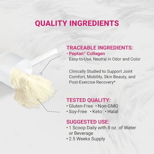 Image of Naturalis Collagen Peptides Powder (7oz) | Healthy Skin, Hair & Bones* | Peptan Grass-Fed Collagen Peptides, Made with Pure Ingredients. Odorless, Flavorless, and Fast Dissolving for Daily Use.*