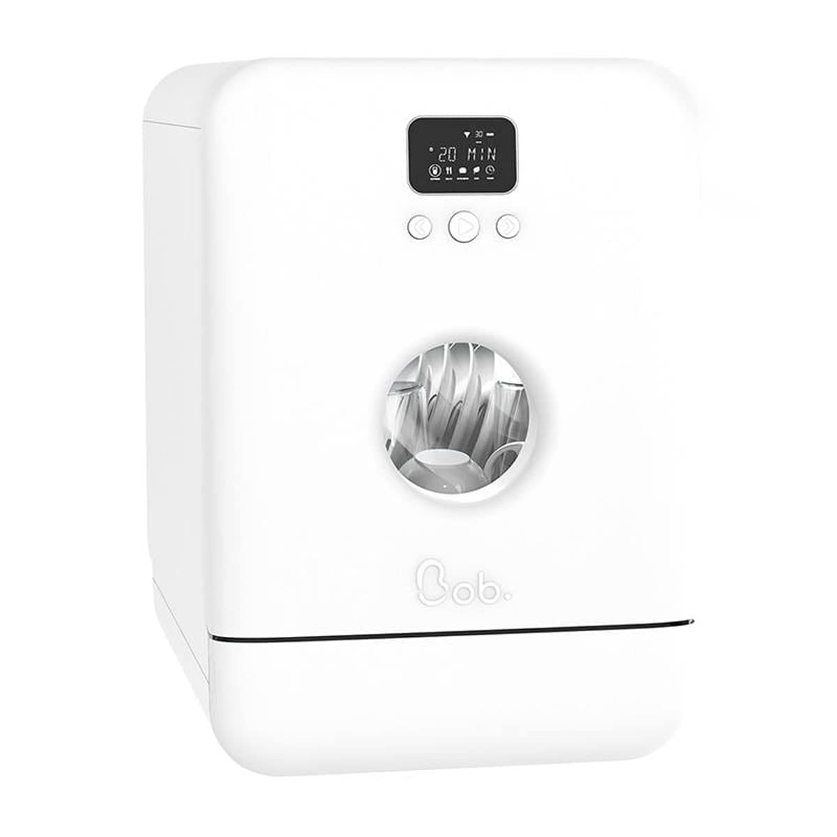 DAAN TECH Bob 2 couverts Aufsatz-Geschirrspüler, Weiss