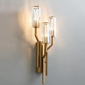 Harold Electricals Tribus Flambeau Clear Glass Wall Light for Living Room, Bedroom, Dining Area, Cafe, Bar & Restaurant | Antique Wall Sconce | Wall Lamps for Home Decor - Pack of 1