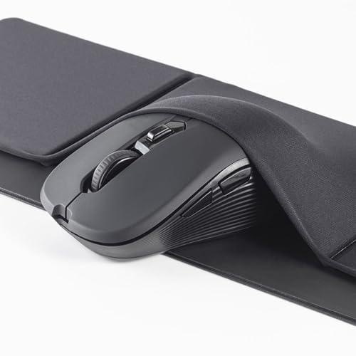 Support de souris pour ordinateur portable doté de 3 poches extensibles