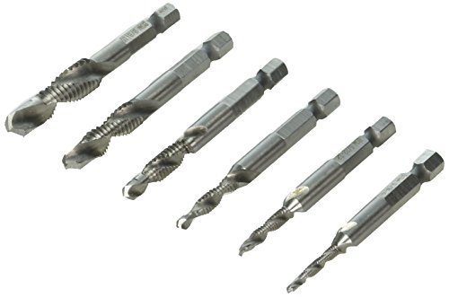 Combination Drill and tap bit Set RUIMI Metal deburr Countersink Drill bit 1/8''-3/8''