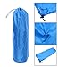 Aymzbd Large Storage Bag for Sleeping Pad and Mat with Drawstring Closure for Outdoor Activities, Blue