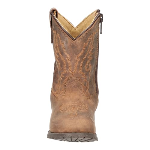 Image of Smoky Mountain Boots | Hopalong Series | Toddler Western Boot | U-Toe | Genuine Leather | TPR Sole & Walking Heel | Man-Made Lining | Distressed Design