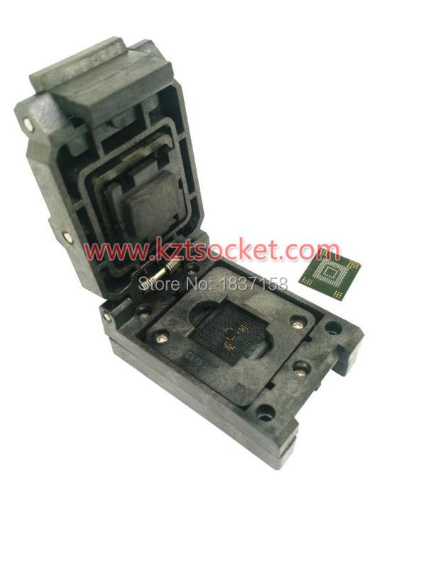 Wiring Connecting Terminals - eMMC Socket,11x10,Test and Burn-in Socket,for eMMC Programmer eMMC Socket Adapter Reader,BGA169 BGA153,SGL