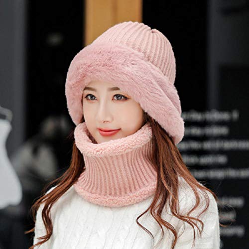 Bonnet tricoté chapeau chaud écharpe automne dames skullies