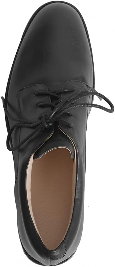 ONEENO Women's Classic Lace-up Leather Oxford