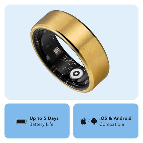 Image of King Will 8mm Men's Smart Rings, Matte Surface Beveled Edge, Waterproof Wedding Band, Comfort Fit