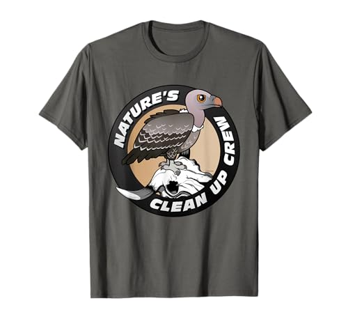 Nature's Clean Up Crew Cartoon Vulture Love Birdorable Logo T-Shirt
