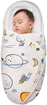 Himdenk Nursery Swaddling Blankets, Baby Sleeping Bag 100% Organic Cotton Baby Swaddles,Neck Protector Newborn Swaddle Wrap for Boy and Girl (A, 0-3 Months)